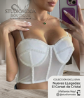 Corset "Crystal Bright" – Transparencias y Detalles de Cristal