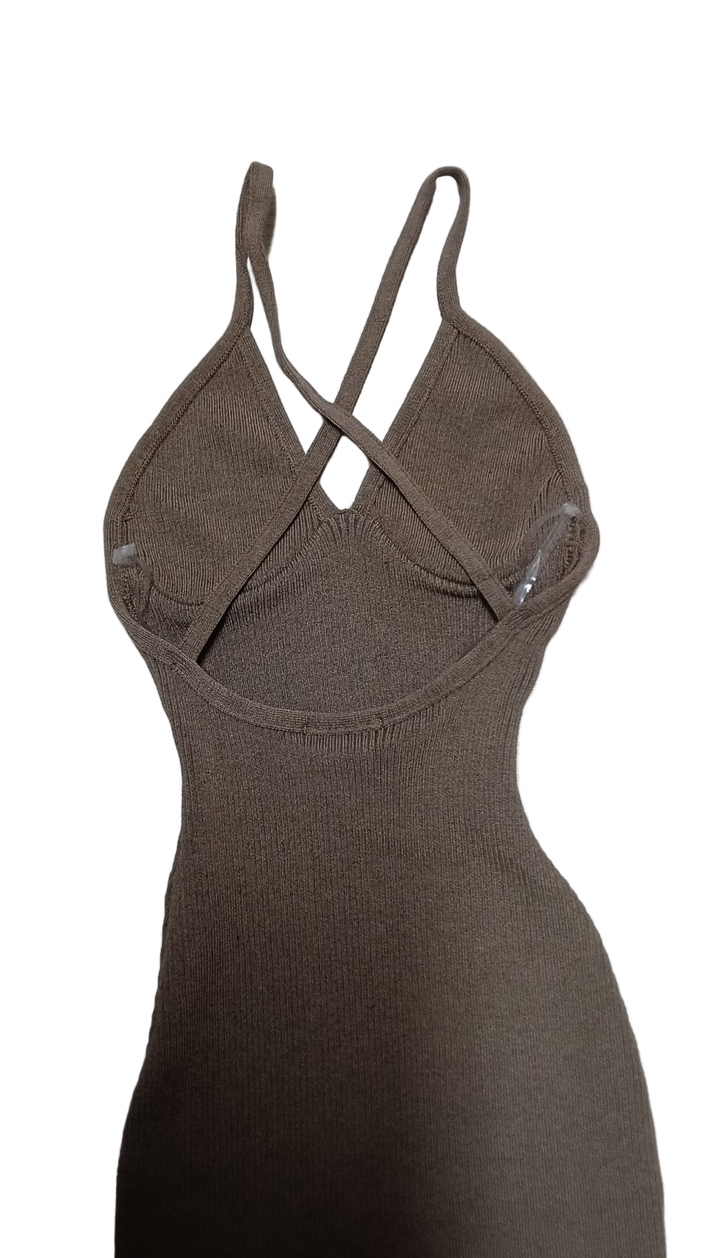 Enterizo zip mock neck