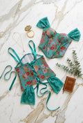 Corset "Eden Turquesa"