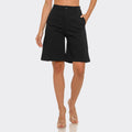 SHORT Bermuda Sastre de Tiro Alto y Corte Amplio
