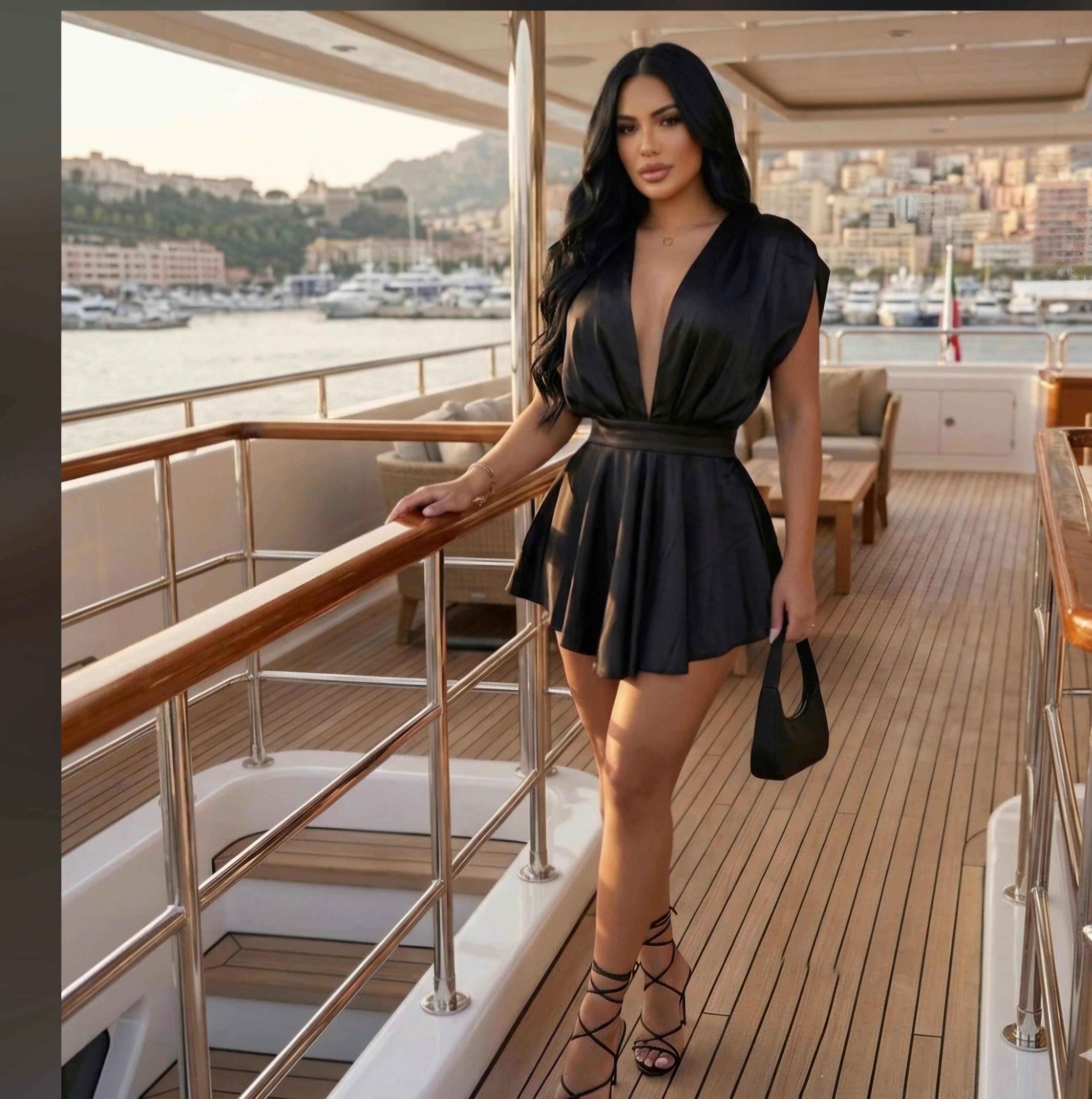 Enterizo  "Luxury Night" – Elegancia y Escote Profundo