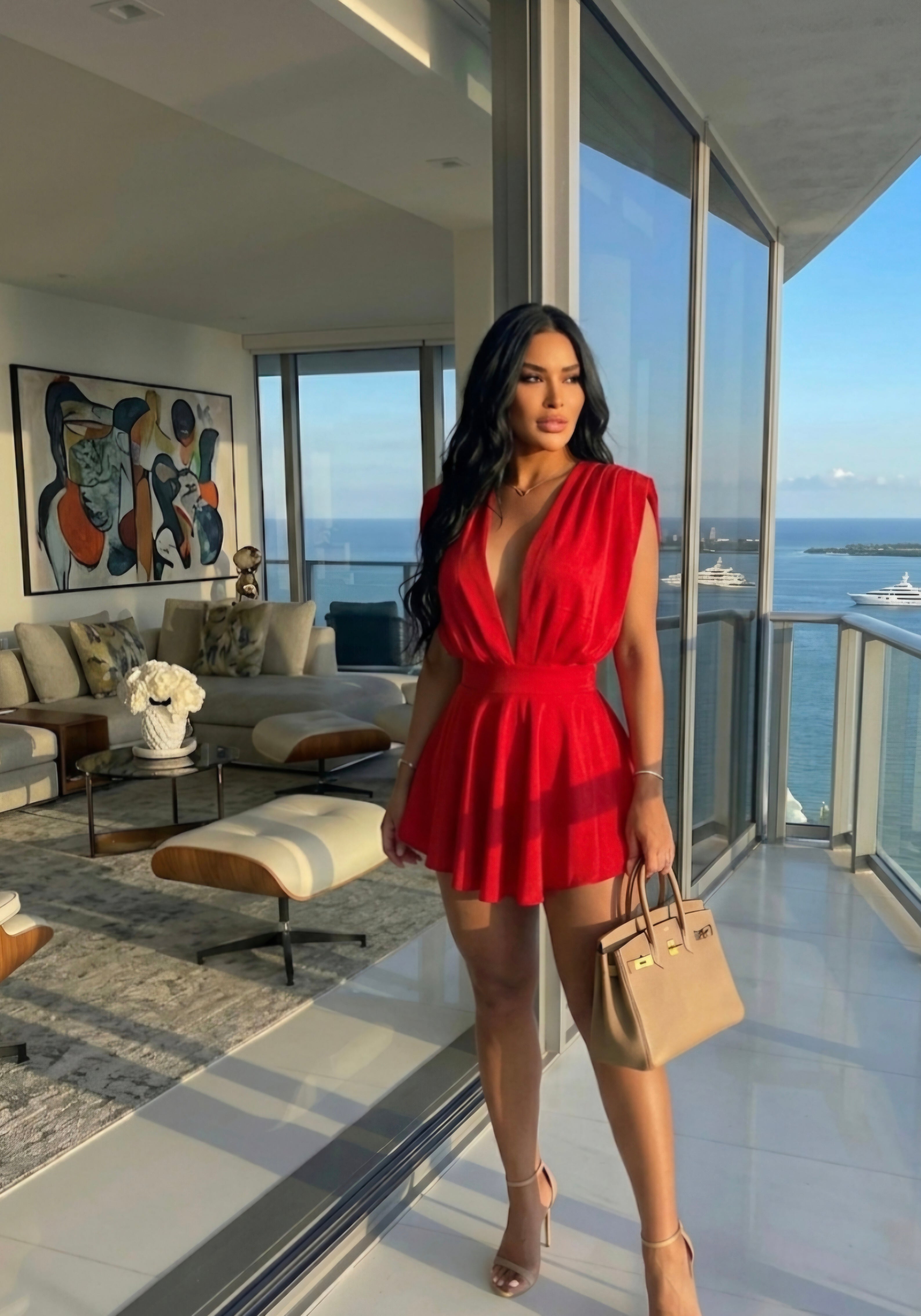 Enterizo  "Luxury Night" – Elegancia y Escote Profundo